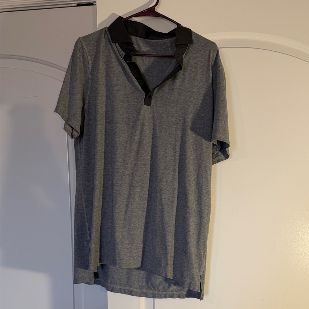 lululemon athletica Charcoal Polo Shirt